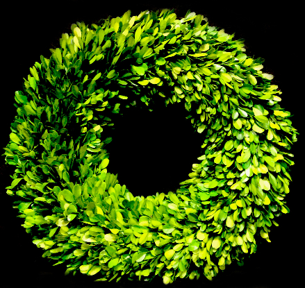 ROUND BOXWOOD WREATH ROUND BOXWOOD WREATH
