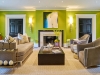 BRIGHT GREEN LIVING ROOM